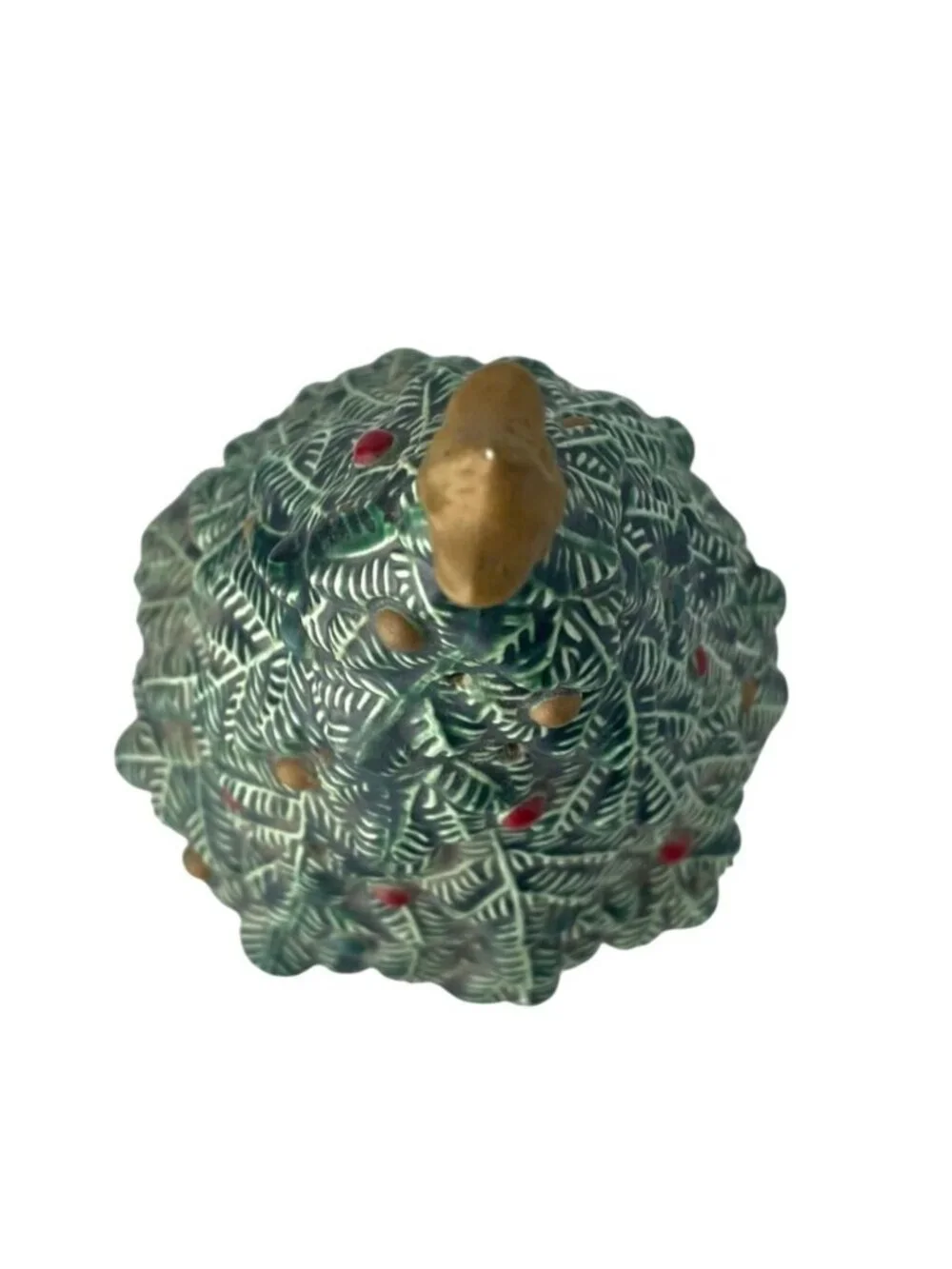 Christmas Tree Pomander Holiday Ceramic 9